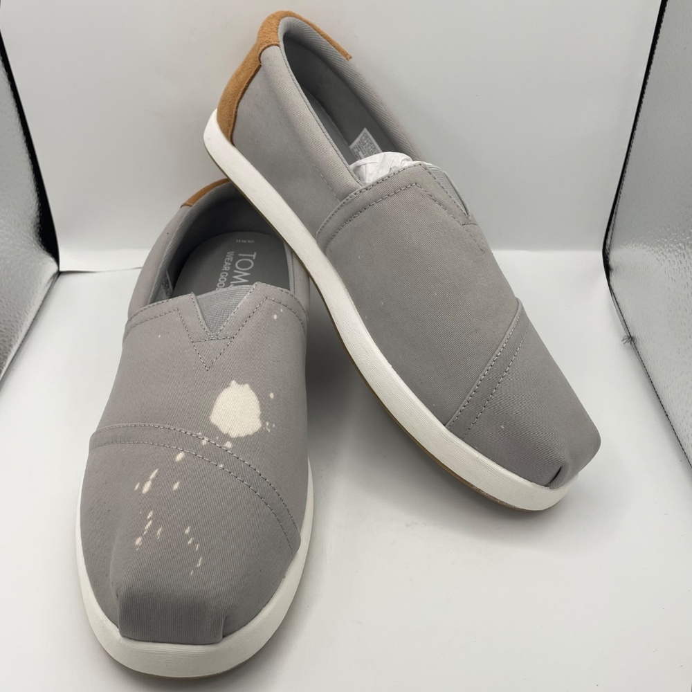 TOMS Alp Fwd men’s slip-on canvas gray sneakers Size 11 - Picture 7 of 13